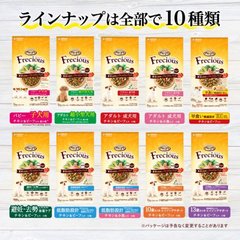 グラン・デリ Frecious（フレシャス） 避妊・去勢した犬の体重