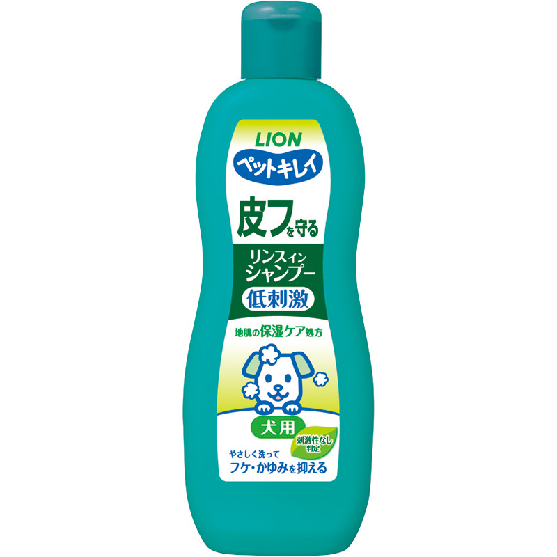 [ライオン] ペットキレイ 皮フを守るリンスインシャンプー 愛犬用 330ml