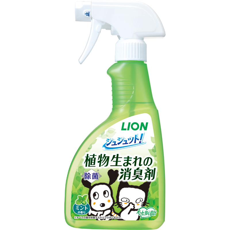 [ライオン] シュシュット！植物生まれの消臭剤 ミントの香り 400ml　【5月特価】