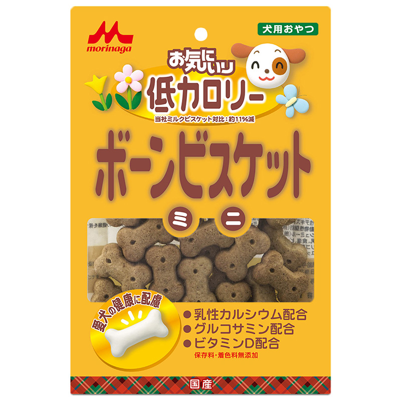 [森乳サンワールド] ワンラック お気に入り 低カロリーボーンビスケットミニ 100g