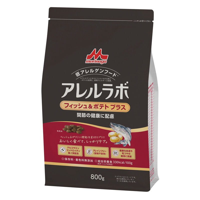 ［森乳サンワールド］アレルラボ フィッシュ＆ポテト プラス(関節の健康に配慮) 800g