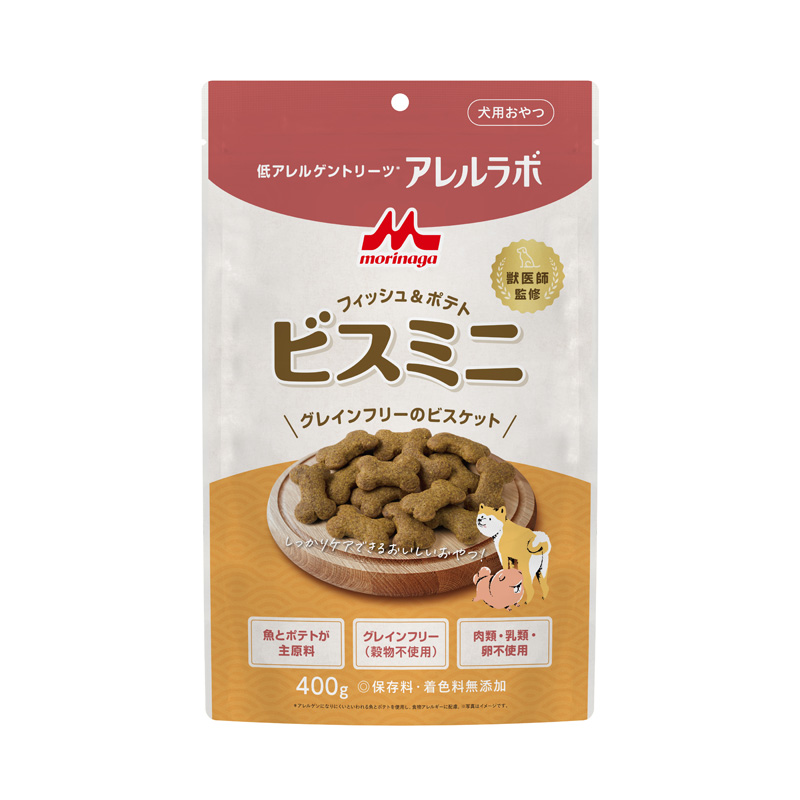［森乳サンワールド(直送)］アレルラボ フィッシュ＆ポテト ビスミニ 400g