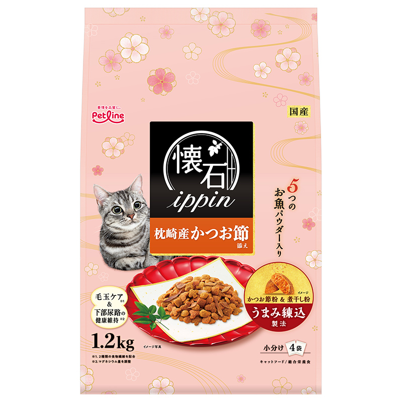 ［ペットライン］懐石ippin 枕崎産かつお節添え 1.2kg