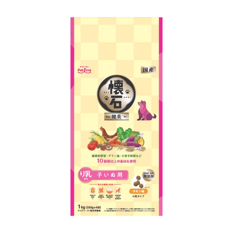 ［ペットライン］懐石 健美 子いぬ用 り乳から 1kg(250g×4)