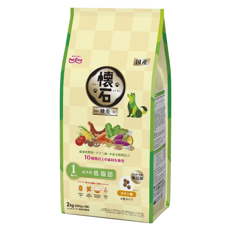 ［ペットライン］懐石 健美 低脂肪 1歳から 2kg(500g×4)