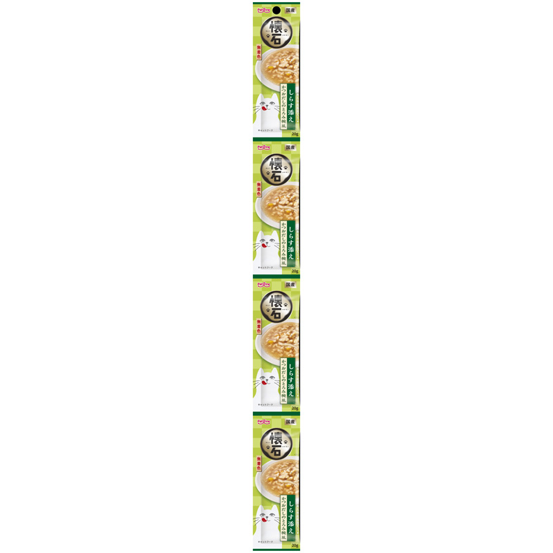 ［ペットライン］懐石 しらす添え かつおだしのとろみ椀風 80g(20g×4連)