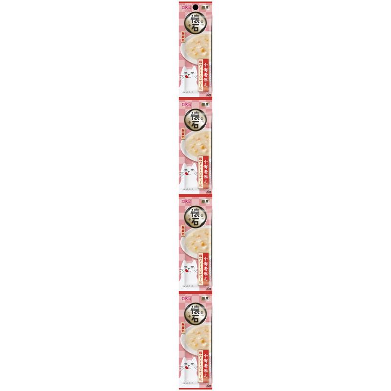 ［ペットライン］懐石 小海老添え 鶏のクリームシチュー風 80g(20g×4連)