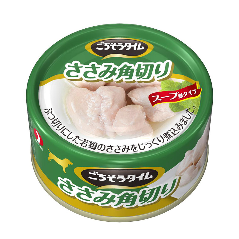［ペットライン］ごちそうタイム ささみ角切り 80g