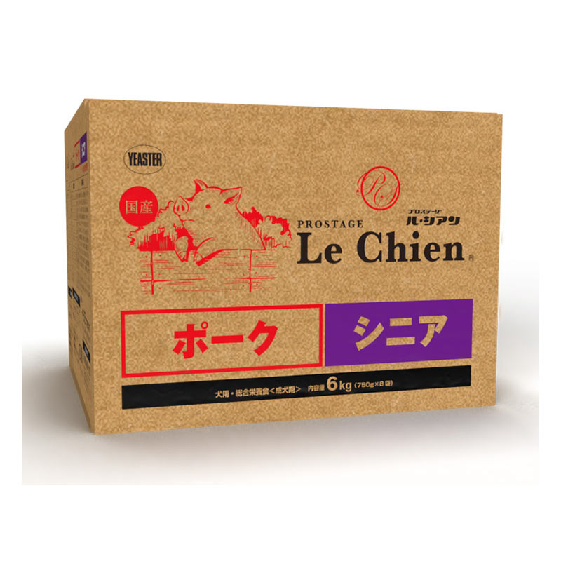 ［イースター(直送)］プロステージ ル・シアン ポーク シニア 6kg／1ケース（1点） ※発注単位・最低発注数量(混載10ケース以上)にご注意下さい