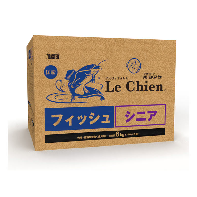 ［イースター(直送)］プロステージ ル・シアン フィッシュ シニア 6kg／1ケース（1点） ※発注単位・最低発注数量(混載10ケース以上)にご注意下さい