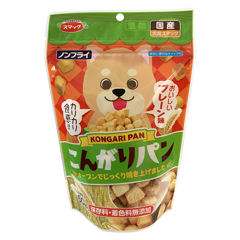 スマック こんがりパン プレーン味 60g ペット用品の仕入は Petポチッと で