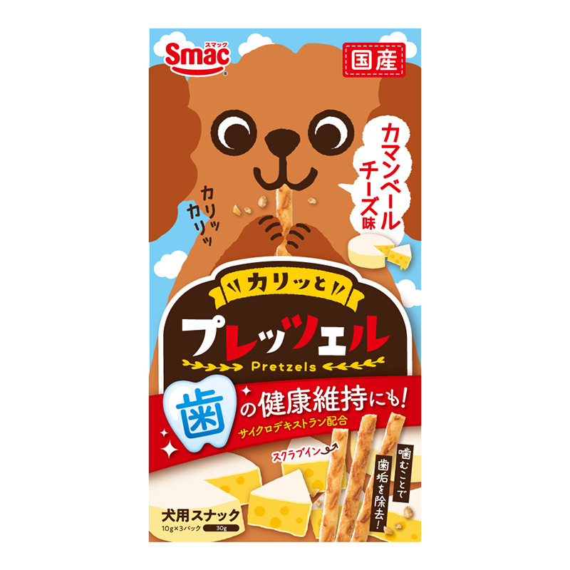 ［スマック］プレッツェル カマンベールチーズ味 30g