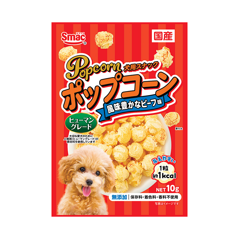 ［スマック］ポップコーン 風味豊かなビーフ味 10g