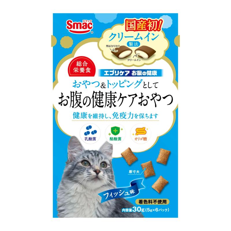［スマック］エブリケア クリームイン お腹の健康 CAT フィッシュ味 30g(5g×6パック)