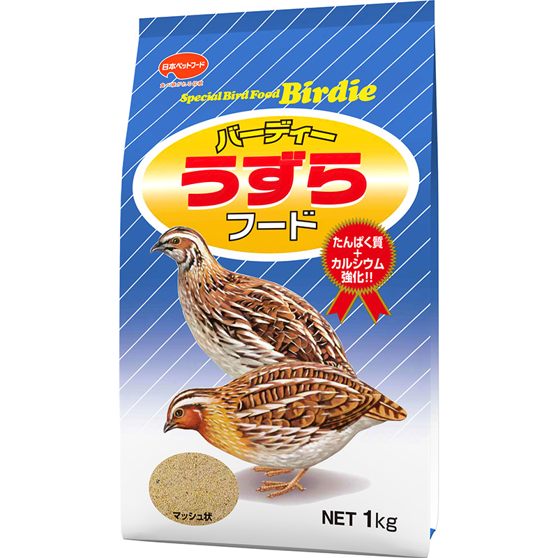 [日本ペットフード小動物(直送)] バーディー うずらフード 1kg ※メーカー直送 ※発注単位・最低発注数量(混載10ケース以上)にご注意下さい