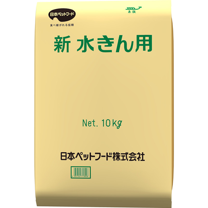 [日本ペットフード小動物(直送)] 新水きん用 10kg ※メーカー直送 ※発注単位・最低発注数量(混載10ケース以上)にご注意下さい