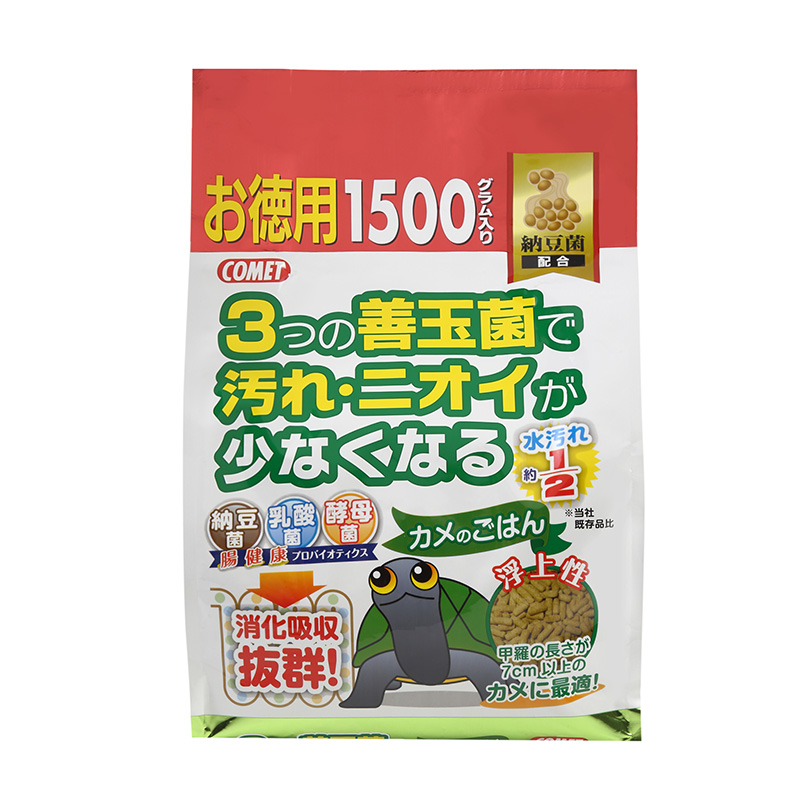 [イトスイ] コメット カメのごはん 納豆菌 お徳用 1500g　【4月特価】