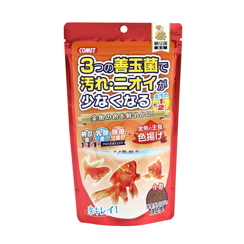 [イトスイ] コメット 金魚の主食 納豆菌 色揚げ 小粒 200g　【4月特価】