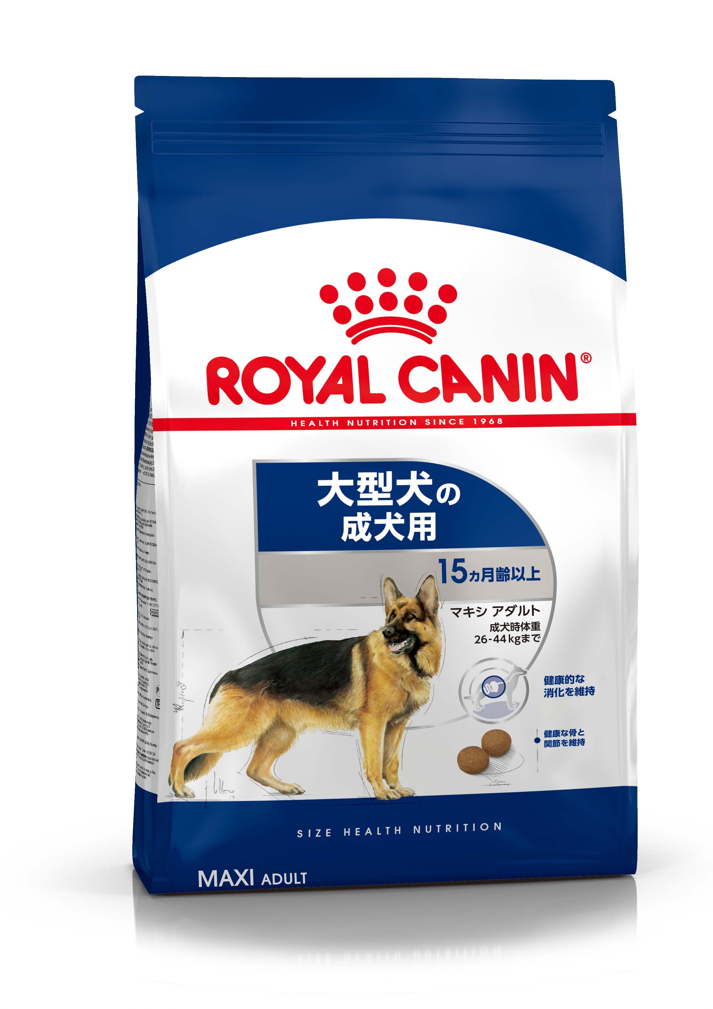 [ロイヤルカナン] サイズ ヘルス ニュートリション マキシ アダルト 大型犬 成犬用 15kg ●通販サイト掲載販売不可 MC-K