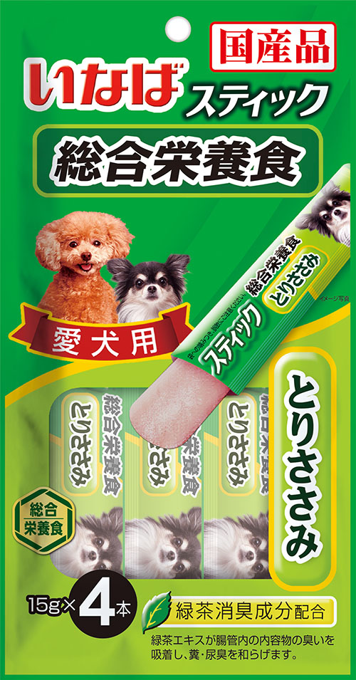 いなばペットフード スティック 総合栄養食 とりささみ 15g 4本 ペット用品の仕入は Petポチッと で
