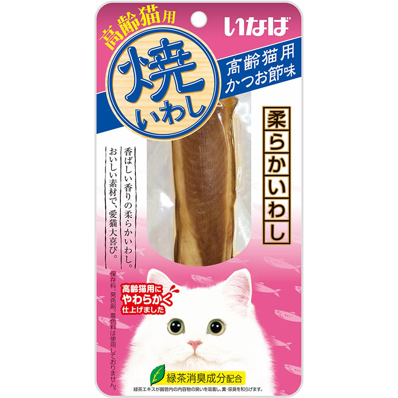 ［いなばペットフード］いなば 焼いわし 高齢猫用 かつお節味