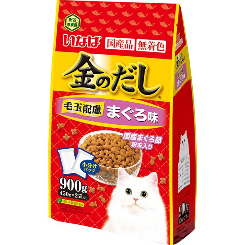 ［いなばペットフード］いなば 金のだしドライ まぐろ味 900g(450g×2袋)