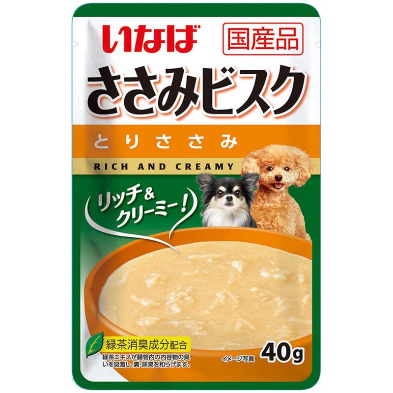 ［いなばペットフード］ささみビスク とりささみ 40g