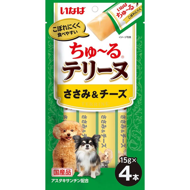 ［いなばペットフード］いなば ちゅ～るテリーヌ ささみ＆チーズ 15g×4本