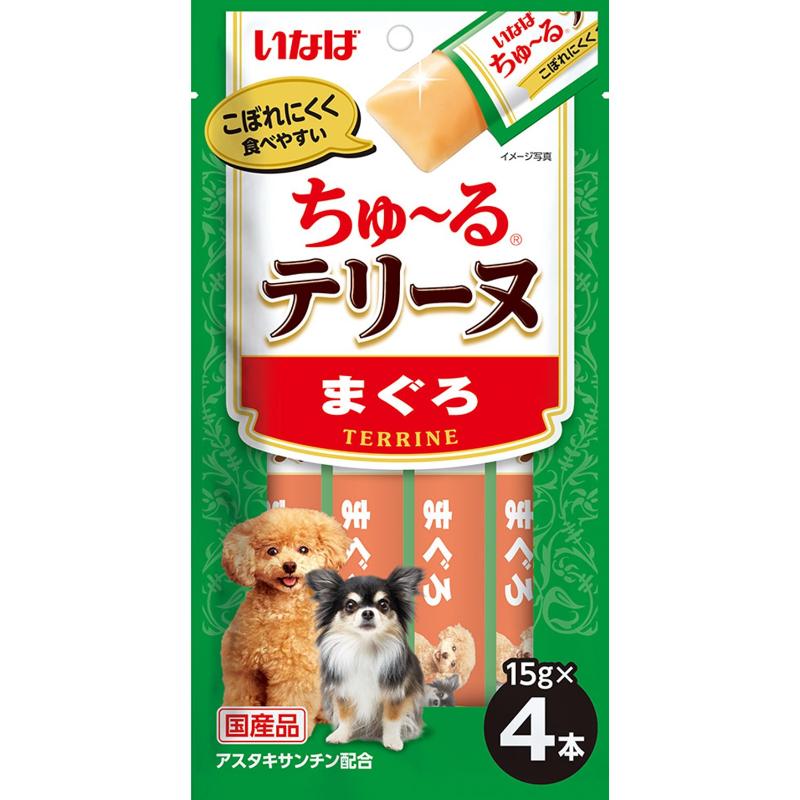 ［いなばペットフード］いなば ちゅ～るテリーヌ まぐろ 15g×4本