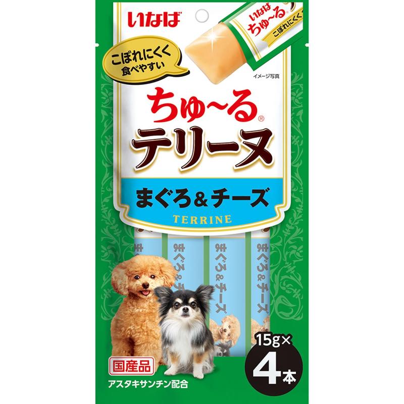 ［いなばペットフード］いなば ちゅ～るテリーヌ  まぐろ＆チーズ 15g×4本