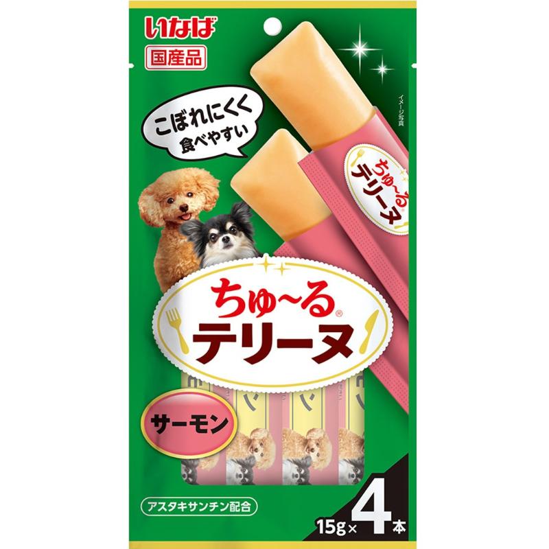 ［いなばペットフード］いなば ちゅ～るテリーヌ サーモン 15g×4本