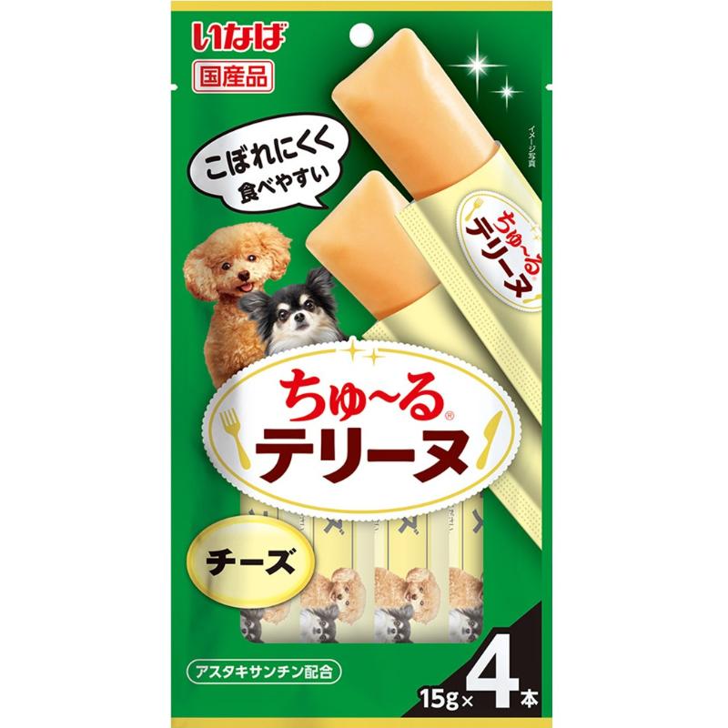 ［いなばペットフード］いなば ちゅ～るテリーヌ チーズ 15g×4本