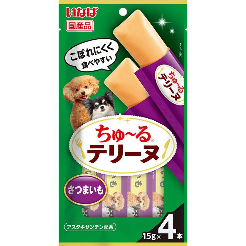 ［いなばペットフード］いなば ちゅ～るテリーヌ さつまいも 15g×4本