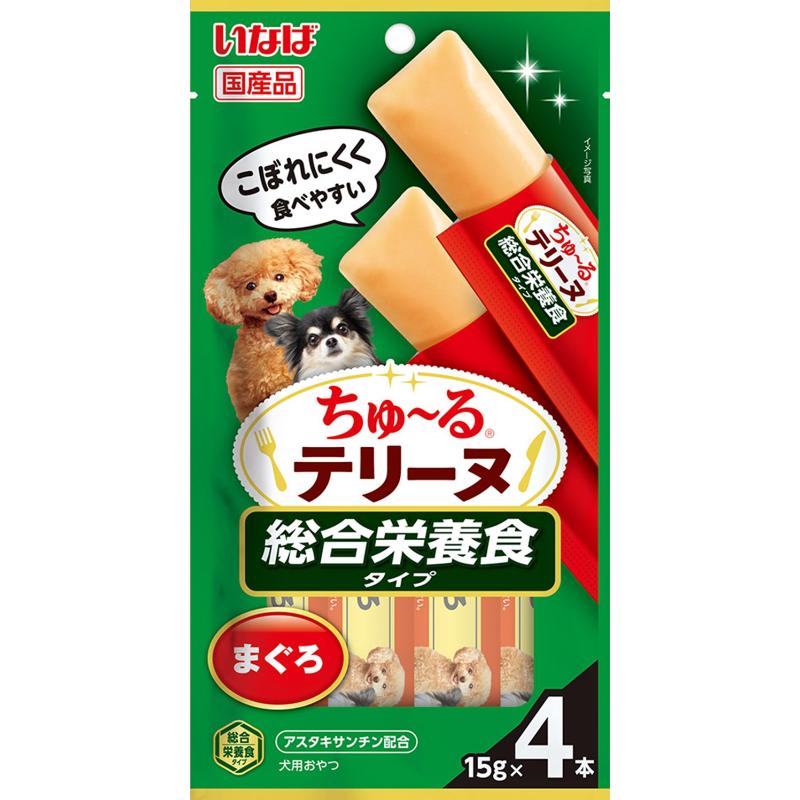 ［いなばペットフード］いなば ちゅ～るテリーヌ 総合栄養食タイプ まぐろ 15g×4本