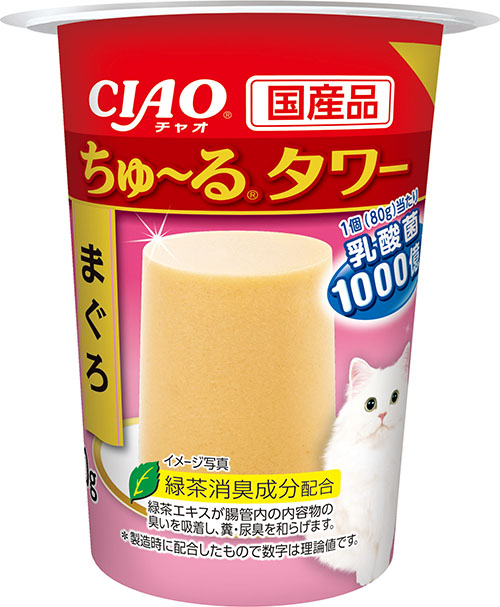 [いなばペットフード] CIAO ちゅ～る タワー まぐろ 80g　【期末セール】