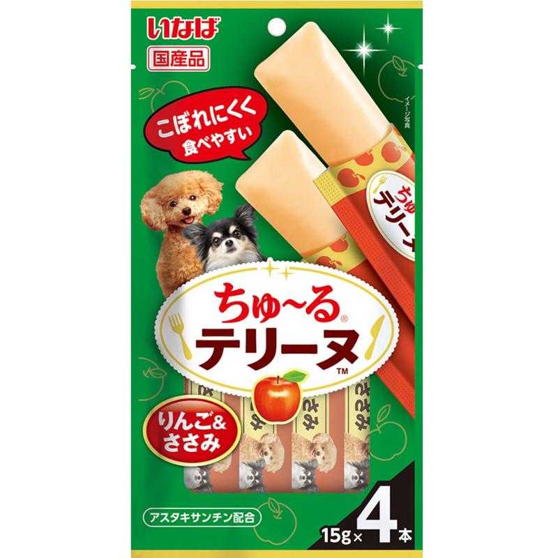 [いなばペットフード]いなば ちゅ~るテリーヌ りんご&ささみ 15g×4本