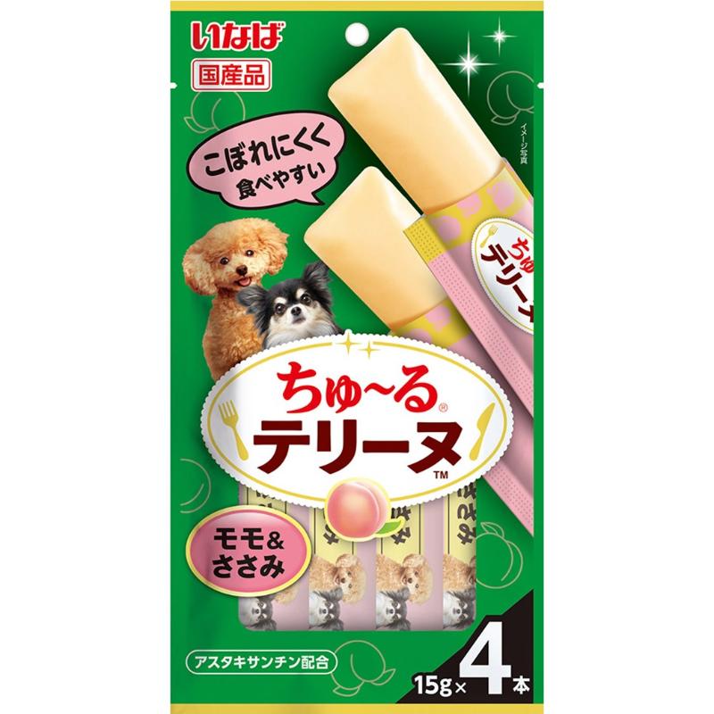[いなばペットフード]いなば ちゅ~るテリーヌ モモ&ささみ 15g×4本
