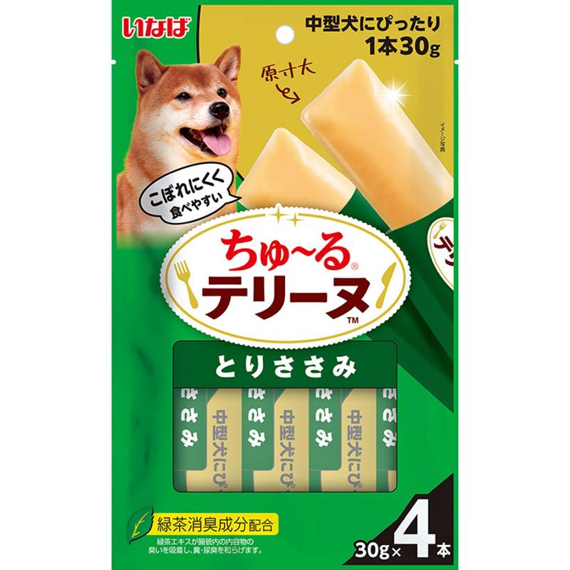 ［いなばペットフード］いなば ちゅ～るテリーヌ とりささみ 30g×4本