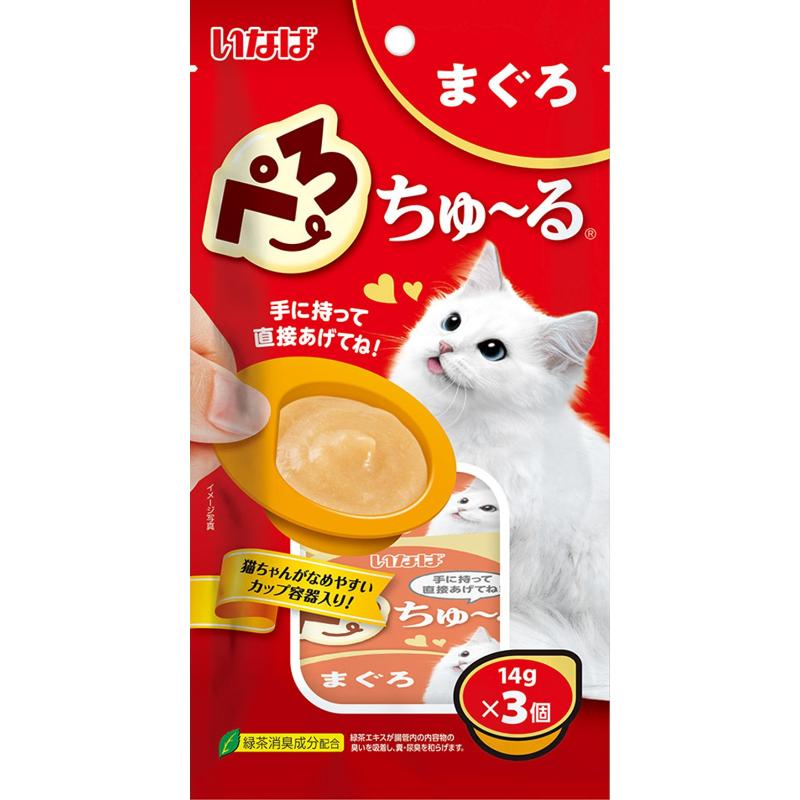 ［いなばペットフード］いなば ぺろちゅ～る まぐろ 14g×3個