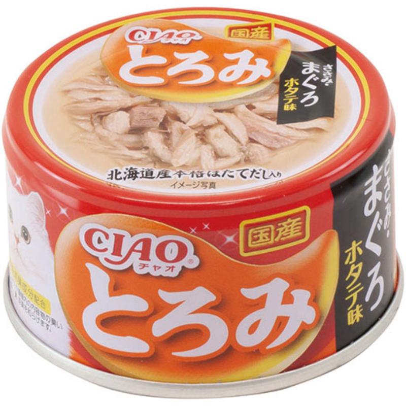 [いなばペットフード]CIAO とろみ ささみ･まぐろ ホタテ味 80g A-41