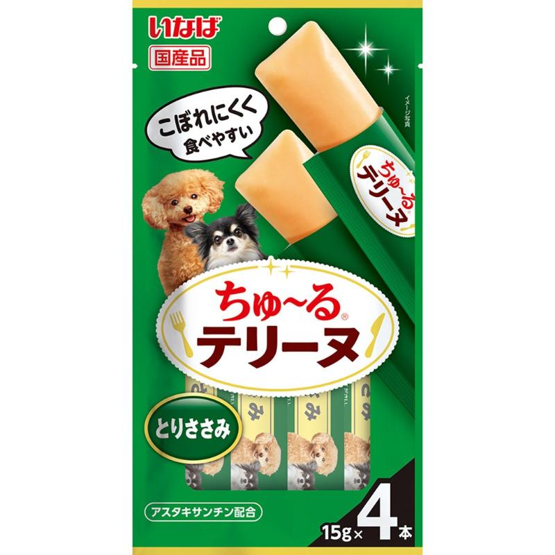 ［いなばペットフード］ちゅ～るテリーヌ とりささみ 15g×4本【イチオシ】【メーカーフェア10】