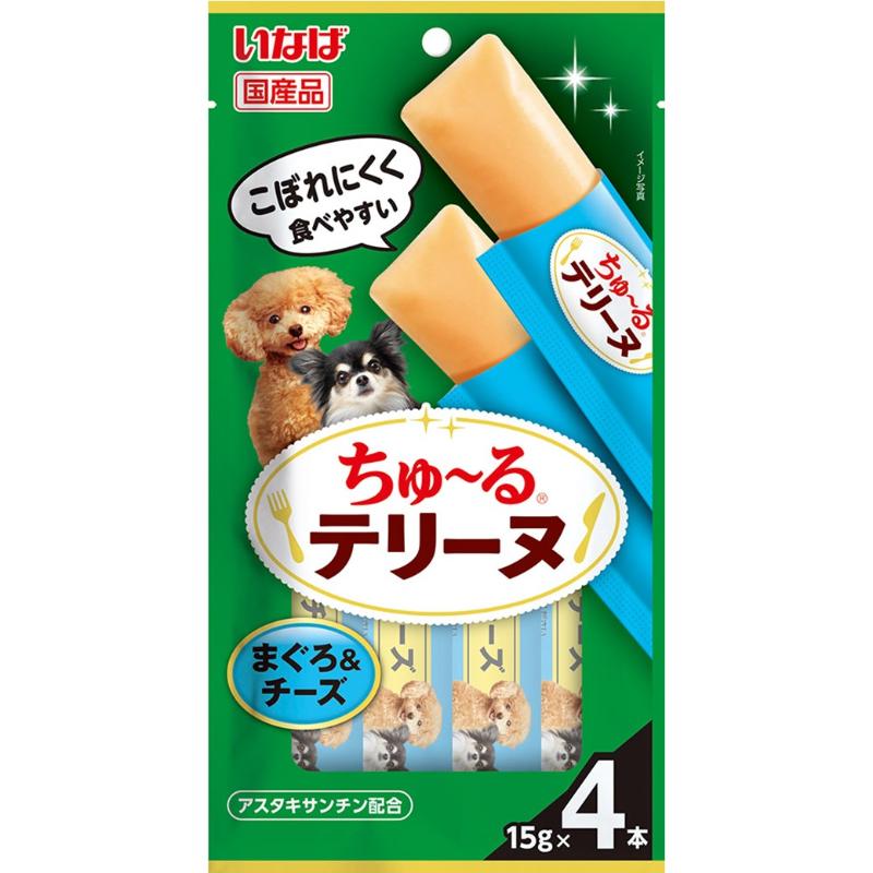 ［いなばペットフード］いなば ちゅ～るテリーヌ  まぐろ＆チーズ 15g×4本【イチオシ】【メーカーフェア10】