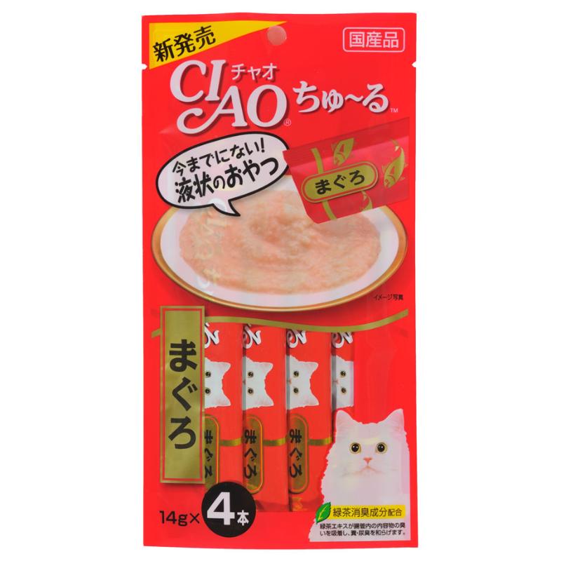 [いなばペットフード]CIAO ちゅ~る まぐろ 14g×4本 SC-71 