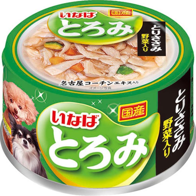 ［いなばペットフード(直送)］いなば とろみ とりささみ 野菜入り 80g D-70 ※メーカー直送 ※発注単位・最低発注数量(混載50ケース以上)にご注意下さい【メーカーフェア5】