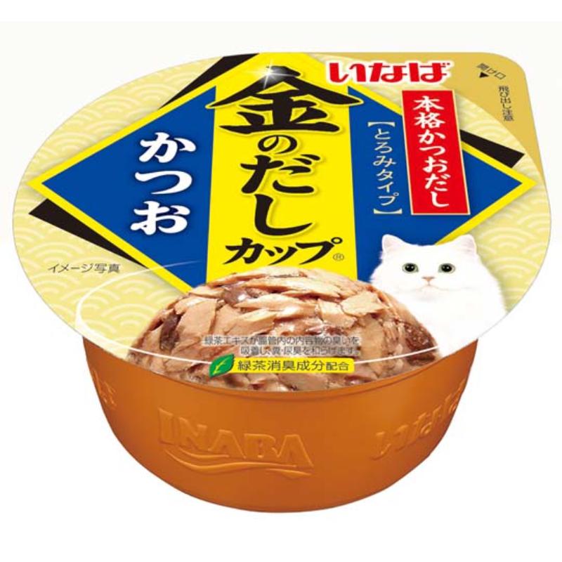 ［いなばペットフード］いなば 金のだしカップ かつお 70g IMC-132【メーカーフェア10】