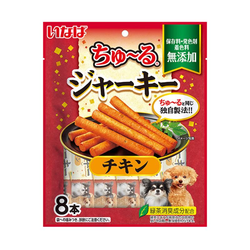 ［いなばペットフード］いなば ちゅ～るジャーキー チキン 8本