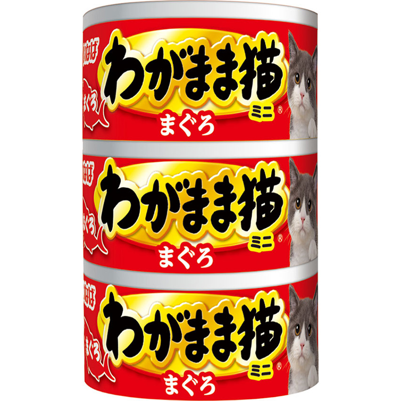 [いなばペットフード(直送)] いなば わがまま猫まぐろミニ まぐろ 60g×3缶 IM-291 ※メーカー直送 ※発注単位・最低発注数量(混載50ケース以上)にご注意下さい