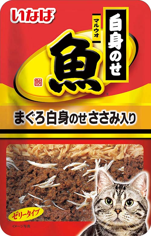 [いなばペットフード(直送)] いなば マルウオ白身のせパウチ まぐろ白身のせささみ入り 40g TCR-13 ※メーカー直送 ※発注単位・最低発注数量(混載50ケース以上)にご注意下さい