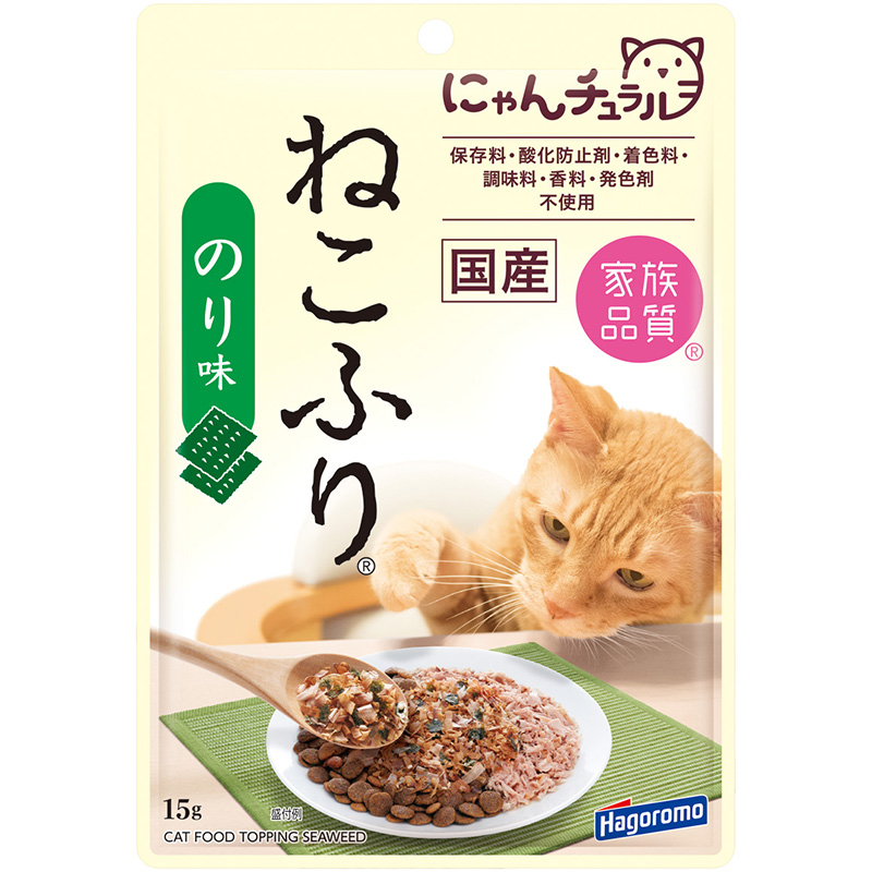 ［はごろもフーズ］ねこふり のり味 15g　【4月特価】