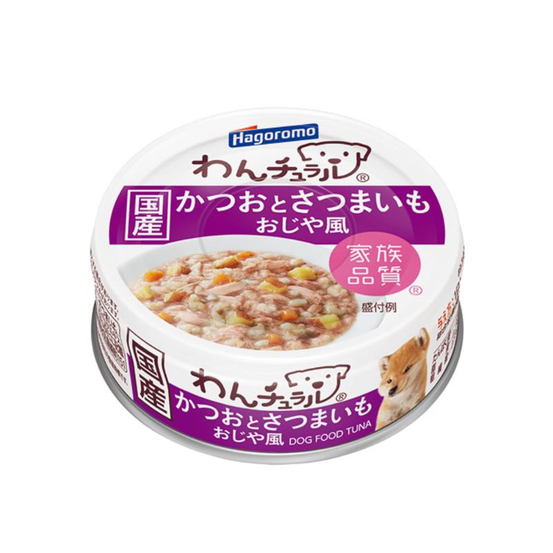 ［はごろもフーズ］わんチュラル かつおとさつまいもおじや風 70g